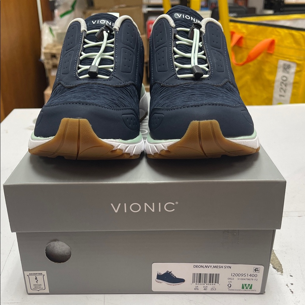 Vionic Navy and White Women's Sneakers